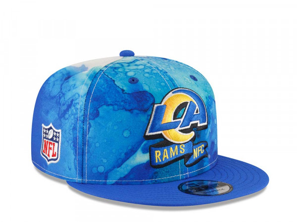 New Era Los Angeles Rams Ink NFL Sideline 2022 9Fifty Snapback Cap