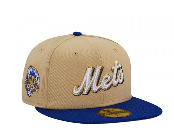 New Era New York Mets 50th Anniversary Vegas Prime Two Tone Edition 59Fifty Fitted Cap