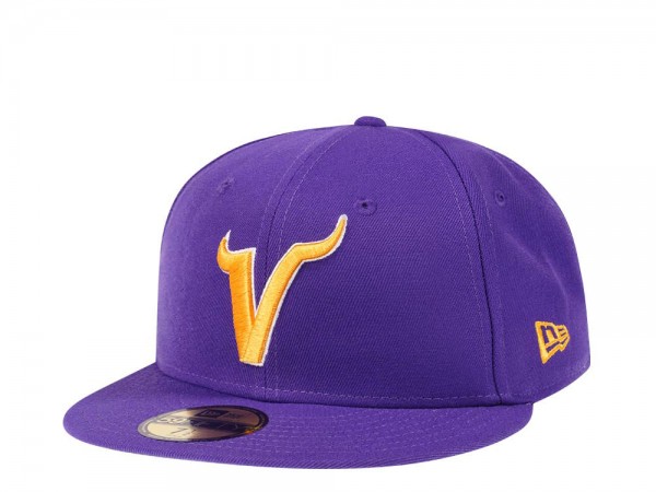 New Era Minnesota Vikings Alternate Logo Purple Edition 59Fifty Fitted Cap