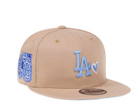 New Era Los Angeles Dodgers 75th World Series Camel and Blue Heart Edition 9Fifty Snapback Cap