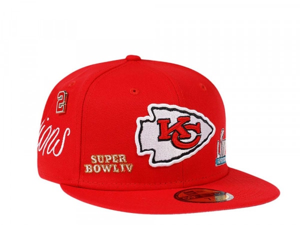 New Era Kansas City Chiefs Historicchamps Red 59Fifty Fitted Cap