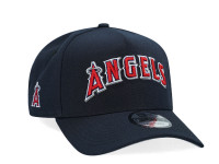 New Era Anaheim Angels Navy Classic Edition A Frame Snapback Cap