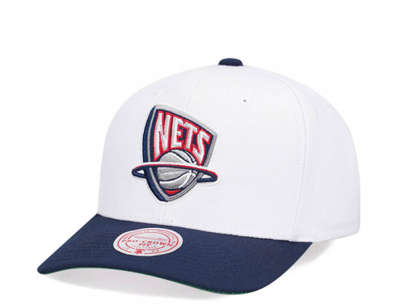 Mitchell & Ness Brooklyn Nets Team Two Tone 2.0 Pro White Snapback Cap