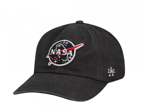 American Needle NASA New Raglan Black  Strapback Cap