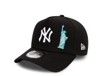 New Era New York Yankees Icons Black Prime Edition A Frame Snapback Cap