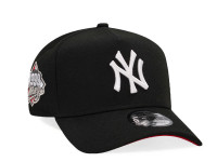 New Era New York Yankees World Series 1999 Black Red Edition A Frame Snapback Cap