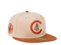 New Era Chicago Cubs World Series 1908 Vintage Brick Two Tone Edition 59Fifty Fitted Cap