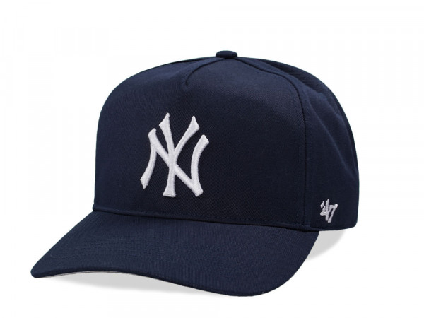 47Brand New York Yankees Navy Blue Hitch Snapback Cap