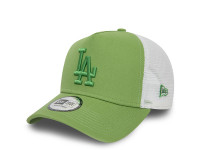 New Era Los Angeles Dodgers League Essential Green 9Forty A Frame Trucker Snapback Cap