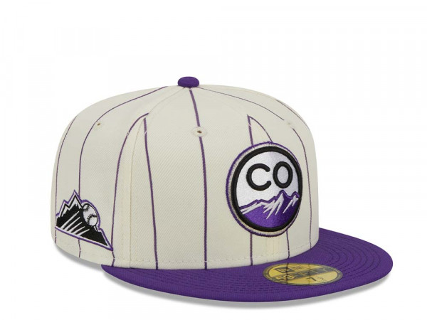 New Era Colorado Rockies Retro City Two Tone Edition 59Fifty Fitted Cap