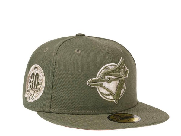 New Era Toronto Blue Jays 30th Season Olive Pinot Noir Edition 59Fifty Fitted Cap