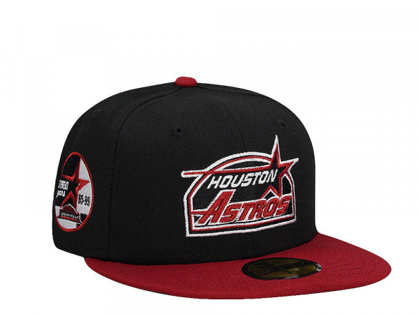 New Era Houston Astros 35th Anniversary Black Brick Throwback Two Tone Edition 59Fifty Fitted Cap