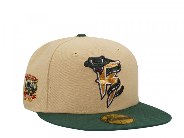 New Era Wisconsin Timber Rattlers 20 Seasons Vegas Gold Two Tone Edition 59Fifty Fitted Cap
