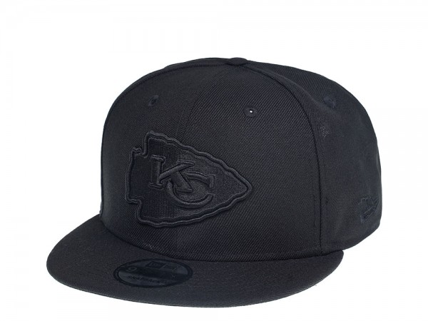 New Era Kansas City Chiefs Black on Black Edition 9Fifty Snapback Cap