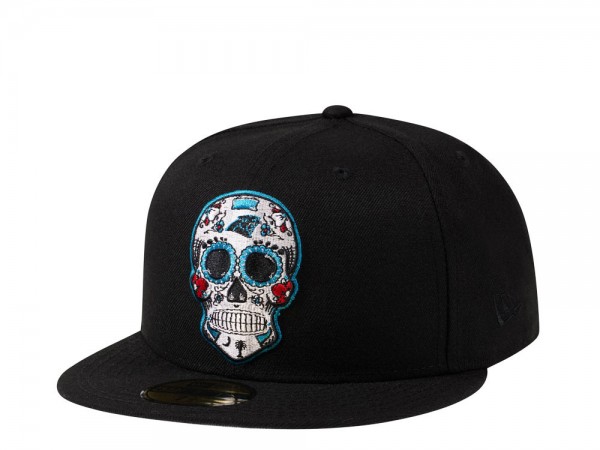 New Era Carolina Panthers Skull Edition 59Fifty Fitted Cap