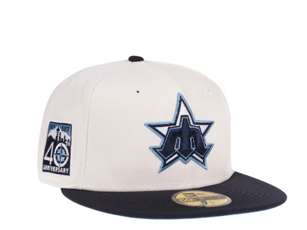New Era Seattle Mariners 40th Anniversary Chrome Navy Prime Edition 59Fifty Fitted Cap