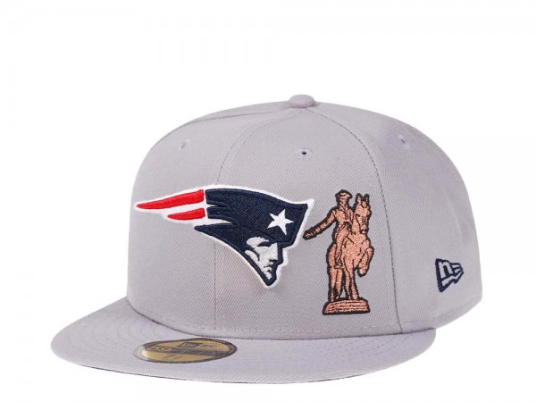 New Era New England Patriots City Icons Grey Edition 59Fifty Fitted Cap