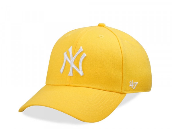 47Brand New York Yankees Yellow MVP Snapback Cap