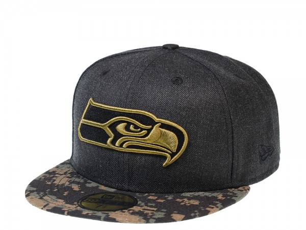 New Era Seattle Seahawks Digital Camo Edition 59Fifty Fitted Cap