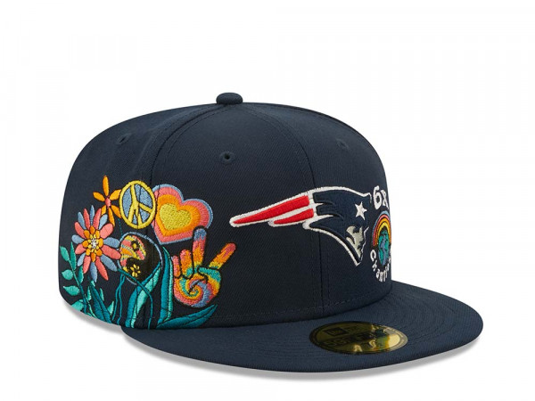New Era New England Patriots 6x Champions - Navy Groovy Edition 59Fifty Fitted Cap