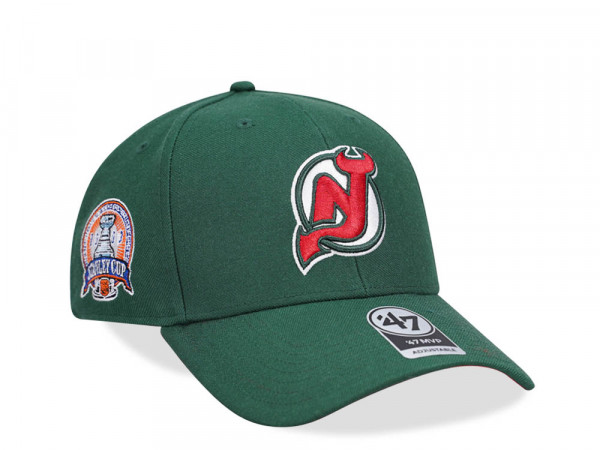 47Brand New Jersey Devils Vintage Stan Dark Green Sure Shot MVP Snapback Cap