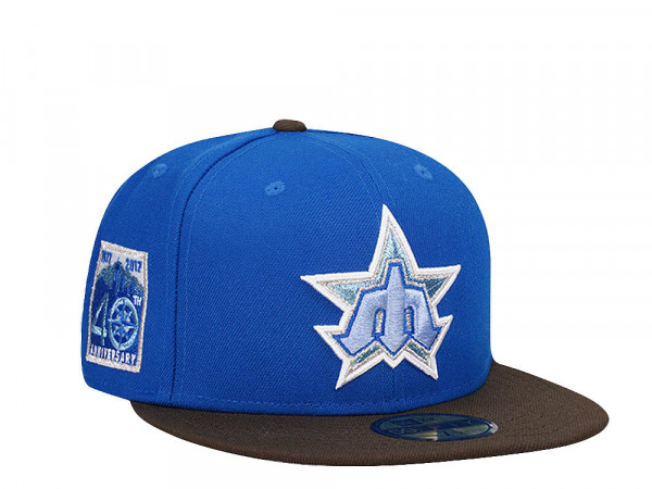 New Era Seattle Mariners 40th Anniversary Metallic Prime Two Tone Edition 59Fifty Fitted Cap