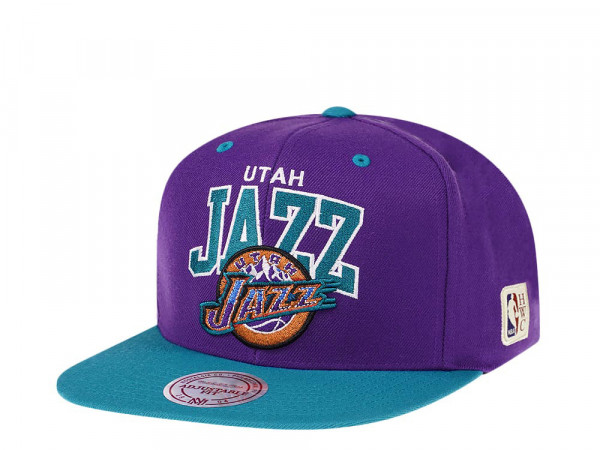Mitchell & Ness Utah Jazz Team Arch Hardwood Classics Snapback Cap