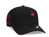 New Era Toronto Blue Jays 40th Anniversary Black and Red 9Forty A Frame Snapback Cap