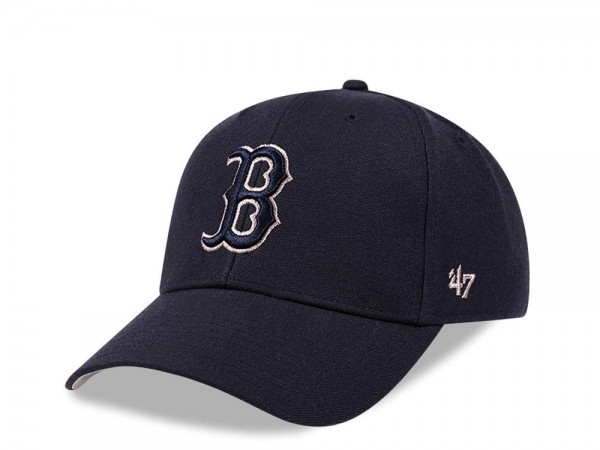 47Brand Boston Red Sox Navy Metallic Classic Snapback Cap