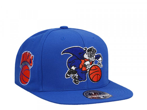 Mitchell & Ness New York Knicks Logo History Hardwood Classic Dynasty Fitted Cap