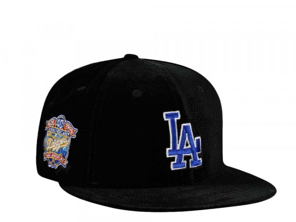 New Era Los Angeles Dodgers 40th Anniversary Black Velvet Edition 59Fifty Fitted Cap