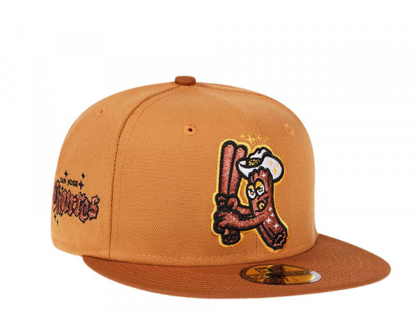 New Era San Jose Giants Copper Churors Edition 59Fifty Fitted Cap