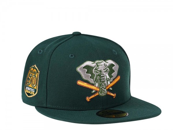 New Era Oakland Athletics 50th Anniversary Green Edition 59Fifty Fitted Cap