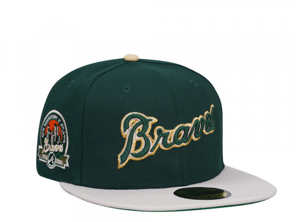 New Era Atlanta Braves 40th Anniversary Emerald Gold Two Tone Edition 59Fifty Fitted Cap