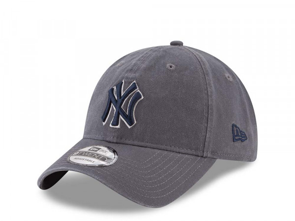 New Era New York Yankees Gray Core Classic 9Twenty Strapback Cap