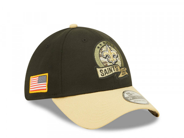 New Era New Orleans Saints Salute to Service 2022 39Thirty Stretch Cap