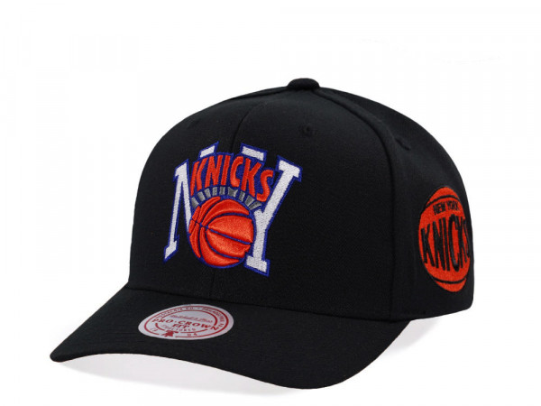 Mitchell & Ness New York Knicks Hardwood Classic Pro Crown Fit Black Snapback Cap