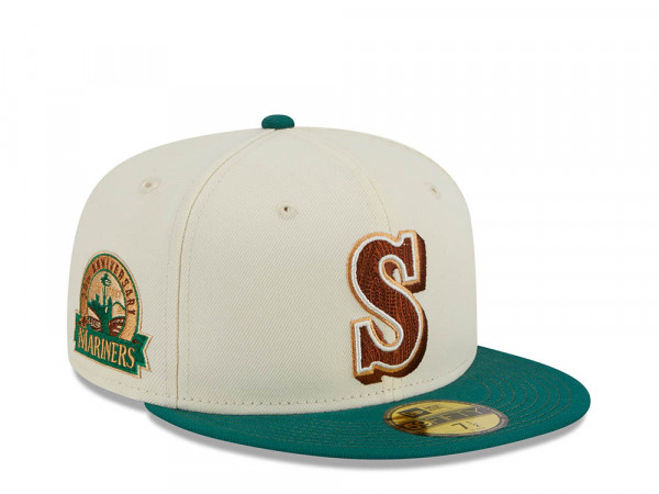 New Era Seattle Mariners 30th Anniversary Stone Two Tone Edition 59Fifty Fitted Cap