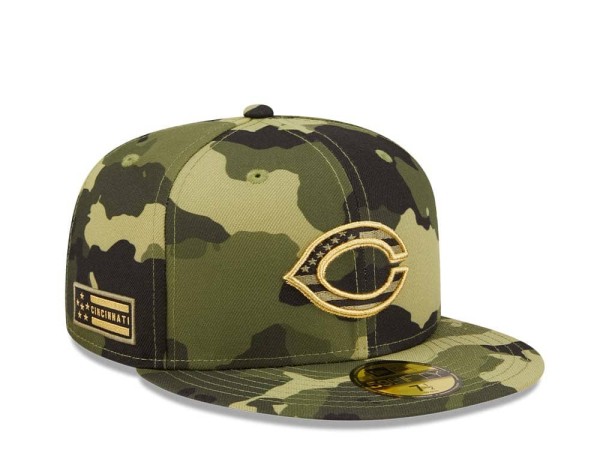 New Era Cincinnati Reds Armed Forces Day 2022 59Fifty Fitted Cap