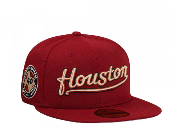 New Era Houston Astros 40th Anniversary Edition 59Fifty Fitted Cap