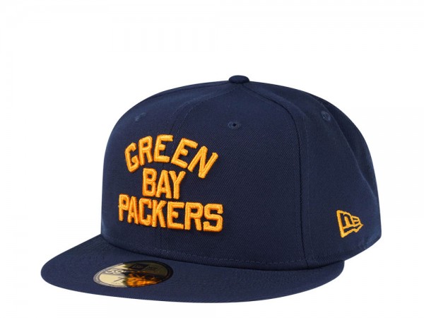 New Era Green Bay Packers Throwback Edition 59Fifty Fitted Cap