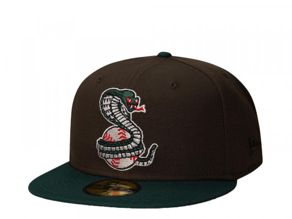 New Era Kissimmee Cobras Forrest Green Prime Edition 59Fifty Fitted Cap