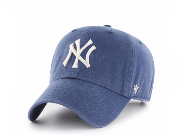 47Brand New York Yankees Clean Up Timber Blue Strapback Cap