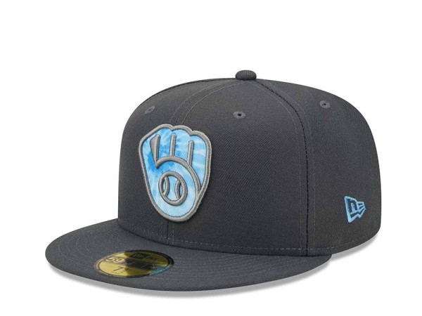 New Era Milwaukee Brewers Fathersday Collection 59Fifty Fitted Cap