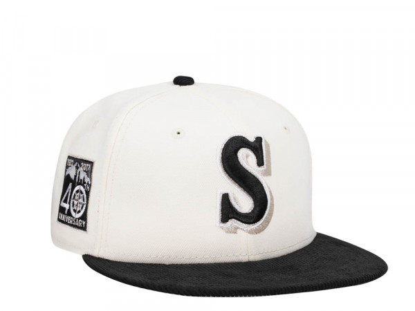 New Era Seattle Mariners 40th Anniversary Corduroy Two Tone Prime Edition 59Fifty Fitted Cap