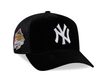 New Era New York Yankees World Series 1999 Black Velvet Trucker Edition A Frame Snapback Cap