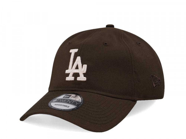 New Era Los Angeles Dodgers Brown 9Twenty Strapback Cap