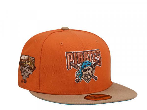 New Era Pittsburgh Pirates All Star Game 2000 Rusty Copper Two Tone Edition 59Fifty Fitted Cap