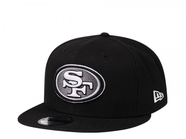 New Era San Francisco 49ers Steel Black Edition 9Fifty Snapback Cap