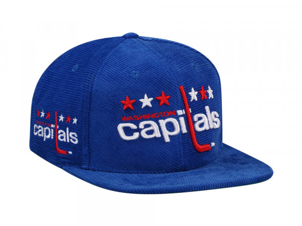 Mitchell & Ness Washington Capitals Blue Cord Vintage Snapback Cap